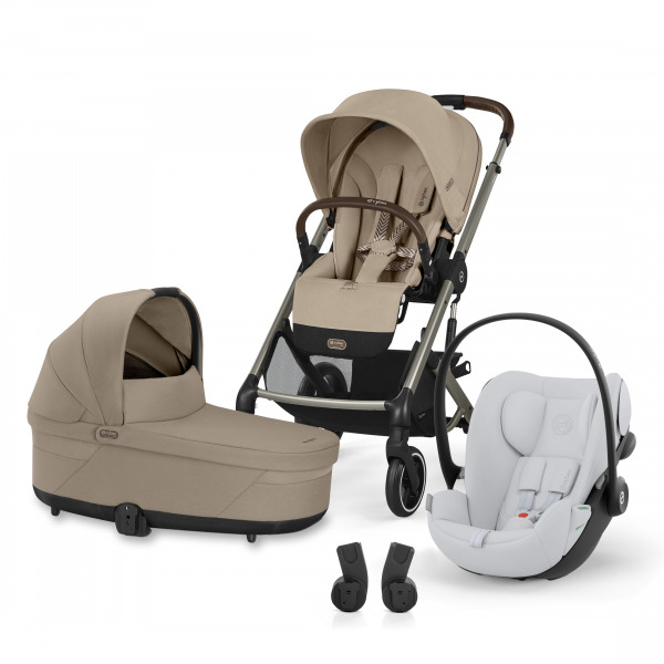 CYBEX Gold Balios S LUX 3in1 - Almond Beige/Fog Grey
